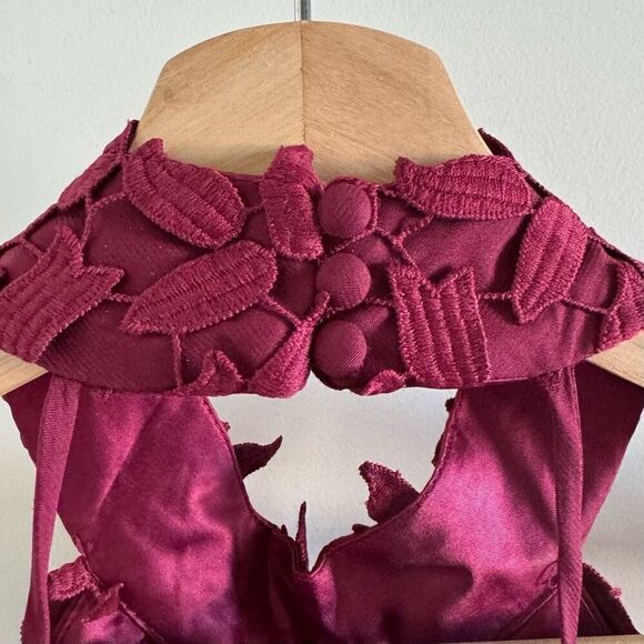 Bardot Gemma Dress Burgundy - Picture 10 of 13